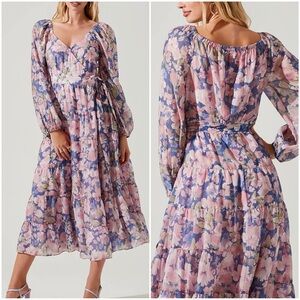 NWT Astr Wrap Jannika Dress